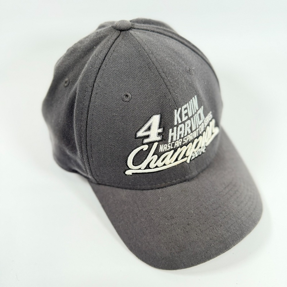 Kevin Harvick 2014 NASCAR Champion Hat New Era 39THIRTY Gray Size‎ Large X-Large